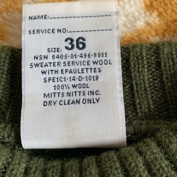 USMC US Government issue Wooly Pulley NWOT - Picture 3 of 8